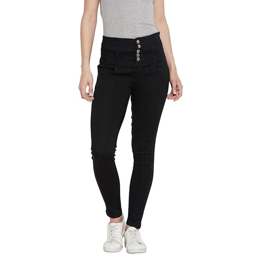 Black Women's Slim Fit Jeans - warehousetech13