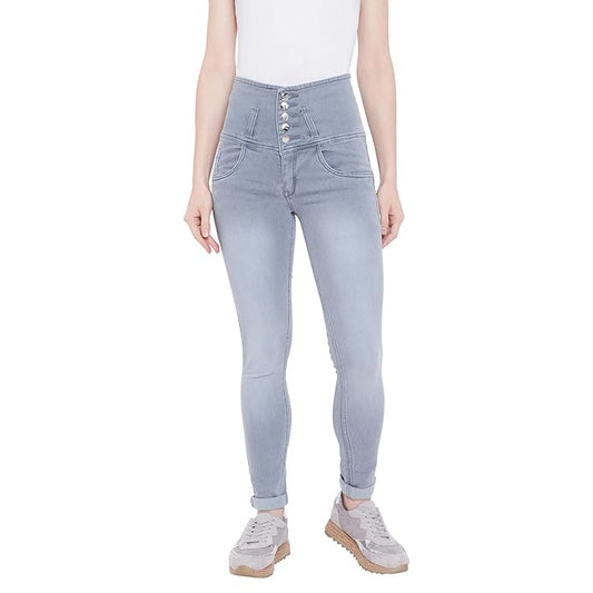 Grey Women's Slim Fit Jeans - warehousetech13