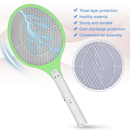 1726 Mosquito Killer Racket Rechargeable Handheld Electric Fly Swatter Mosquito Killer Racket Bat Electric Insect Killer (Quality Assured) - warehousetech13