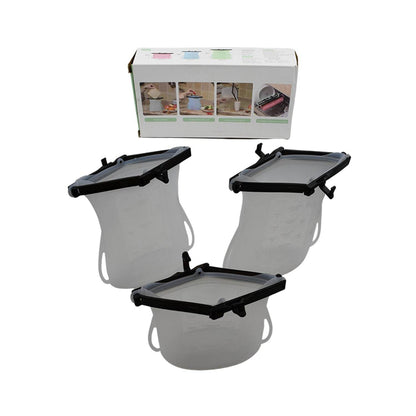 Reusable Silicone Food Storage Bag 3 Bag Set - warehousetech13
