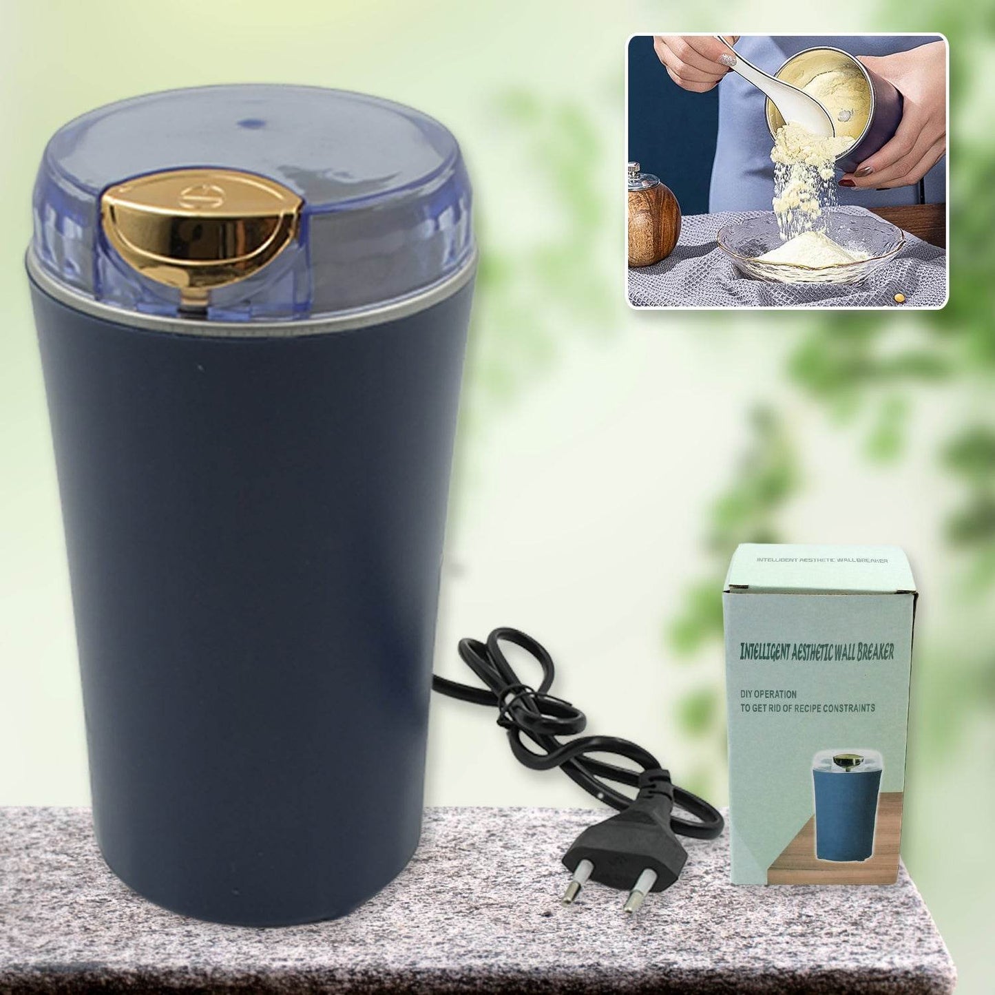 Mini Mixer Small Blander Power Full Mini Grinder Electric Coffee Bean Grinder - warehousetech13