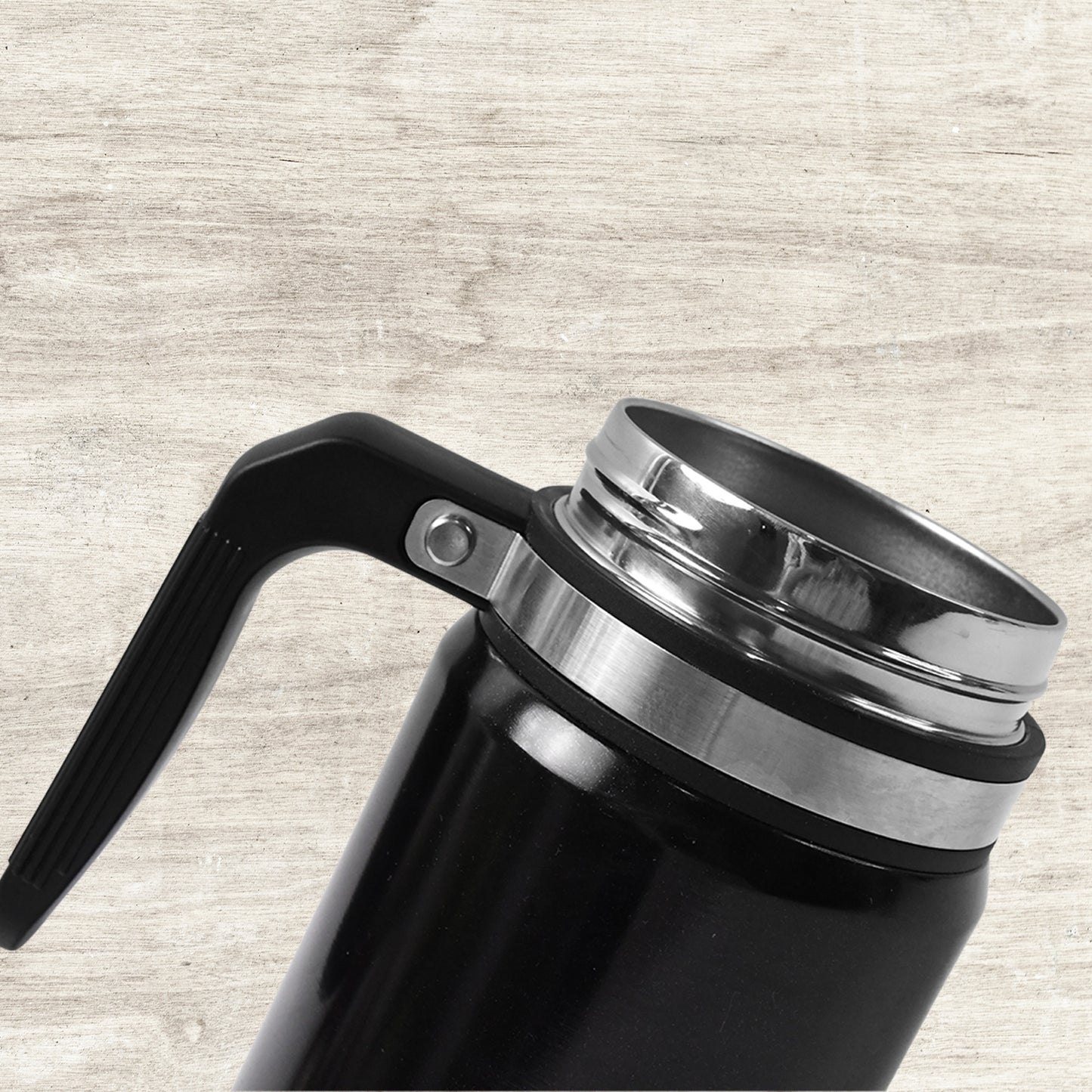 Stainless Steel Vacuum Coffee Cup With Non Slip Scalding (600ml Approx)
