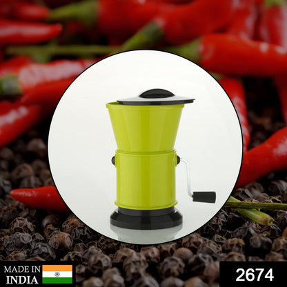 2674 Round Chilly Cutter And Grinder Tool With Effective Sharp Chopping And Cutting Blade System. - warehousetech13