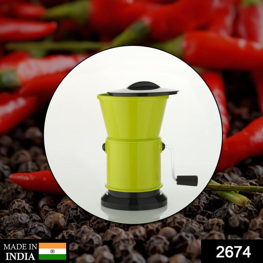 2674 Round Chilly Cutter And Grinder Tool With Effective Sharp Chopping And Cutting Blade System. - warehousetech13