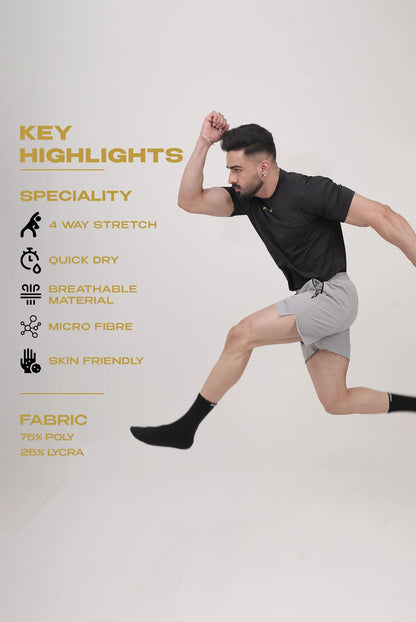 SPORTS / RUNNING SHORTS - Black / Grey / Navy