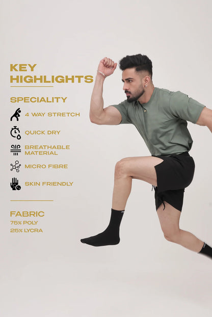 SPORTS / RUNNING SHORTS - Black / Grey / Navy