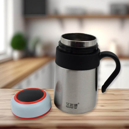 Stainless Steel Mug Bottle Vacuum Insulated Cup With Handle Small Cup (420 Ml) - warehousetech13
