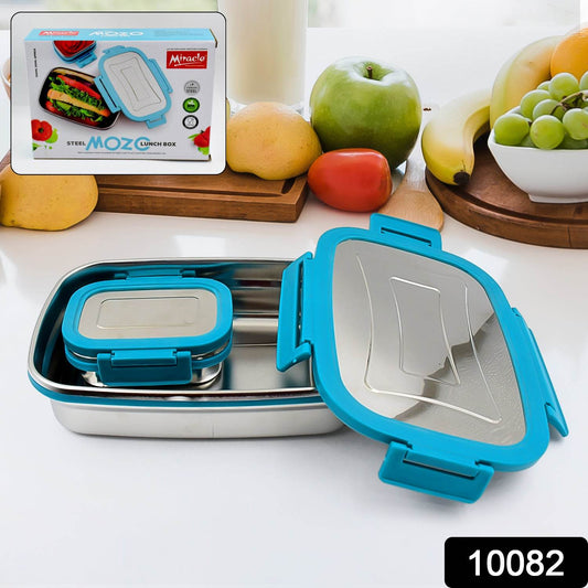 Premium Stainless Steel Lunch Box For Kid 2 Containers Lunch Box - warehousetech13