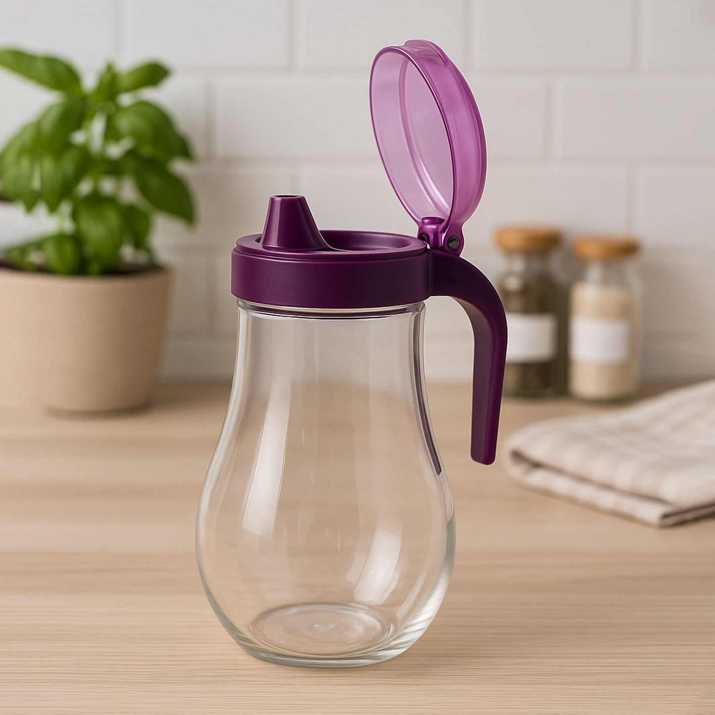 Apex Jessy Oil And Juice Pourer Dispenser Bottle Approx 1000ml (1 Pc) - warehousetech13