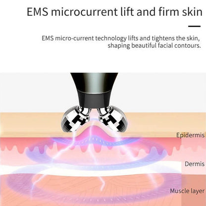 Microcurrent- Facial- Device Micro Current Face Massager Roller (1 Pc) - warehousetech13