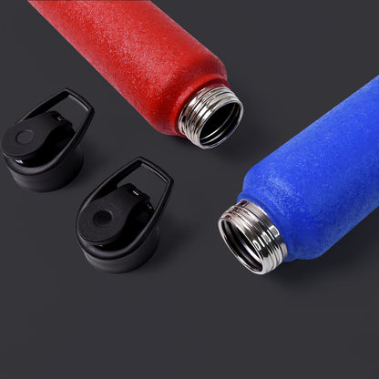 Stainless Steel Water Bottle Fridge Water Bottle (1000ml Mix Colour 1 Pc) - warehousetech13