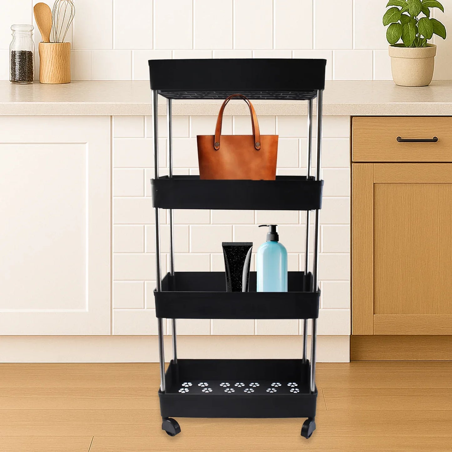 Movable Storage Rack Trolley - warehousetech13