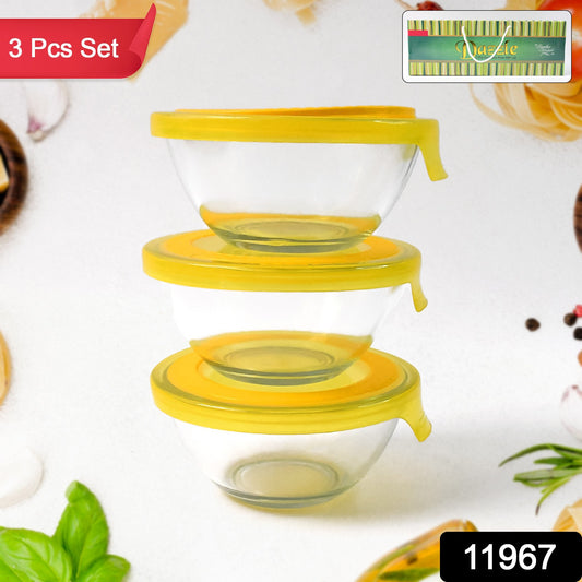 Dazzle Glass Bowl With Lids - warehousetech13