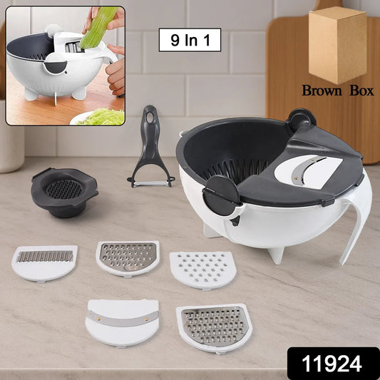 Multifunctional Vegetable Chopper (9 In 1) - warehousetech13