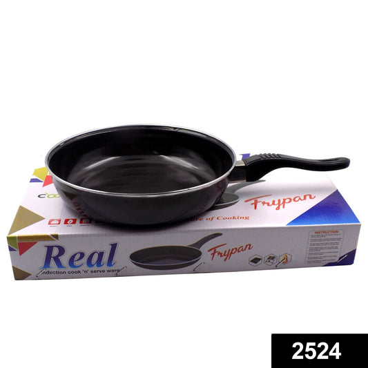 Induction Base Hard Anodized Tadka Fry Pan Nonstick - warehousetech13
