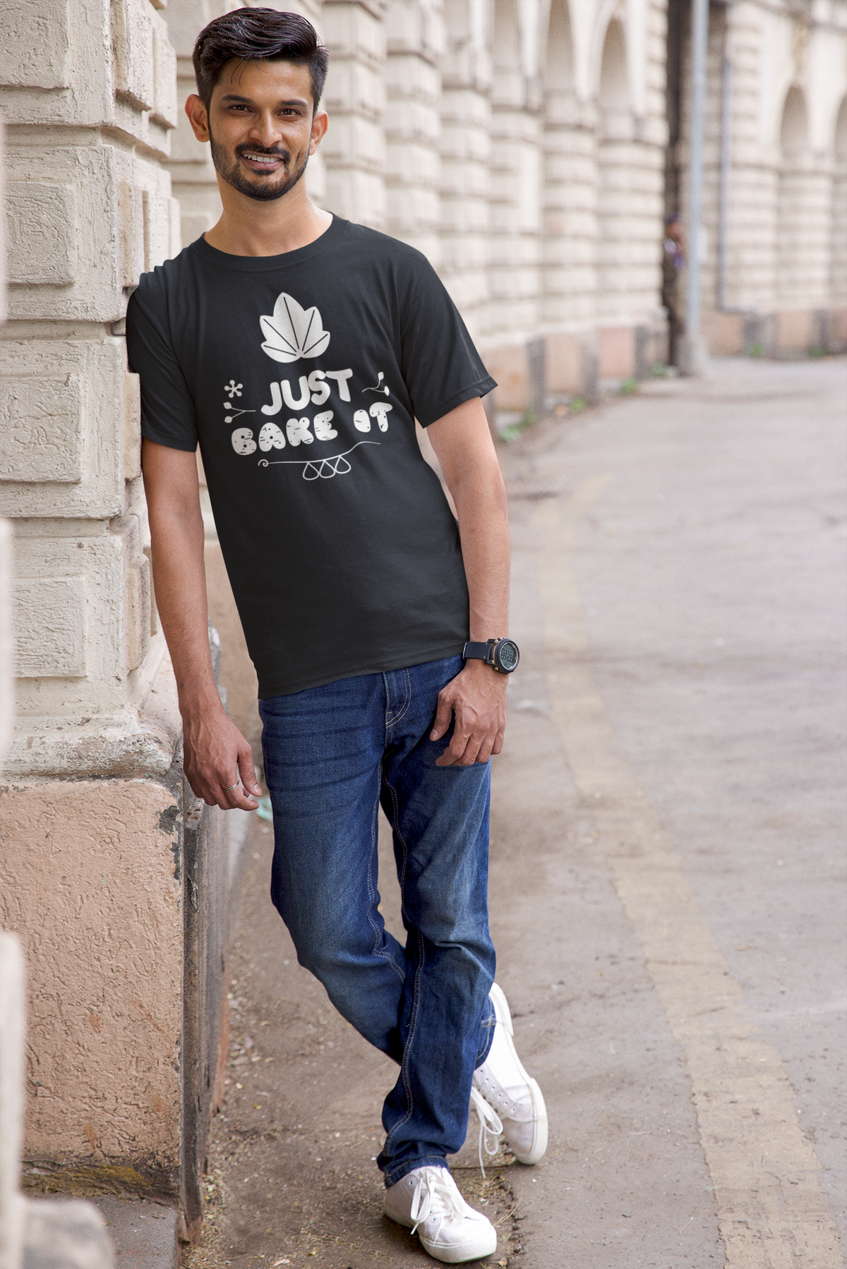 Just Bake It Baker's Graphic T-Shirt - Black
