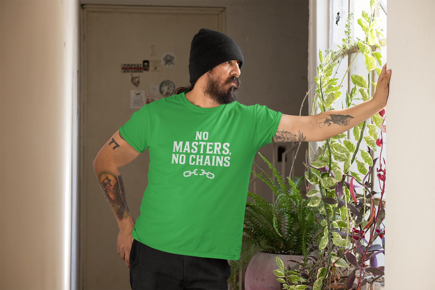 No Masters No Chains Freedom T‑Shirt