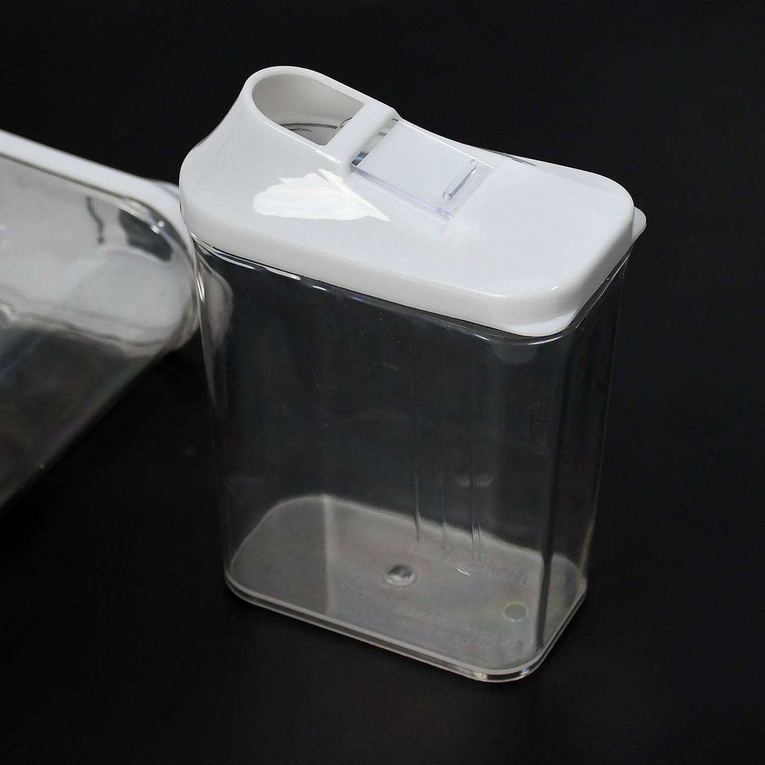 Kitchen Storage Jars Container Set 3pc Transparent Jar Set For Home Kitchen Use - warehousetech13