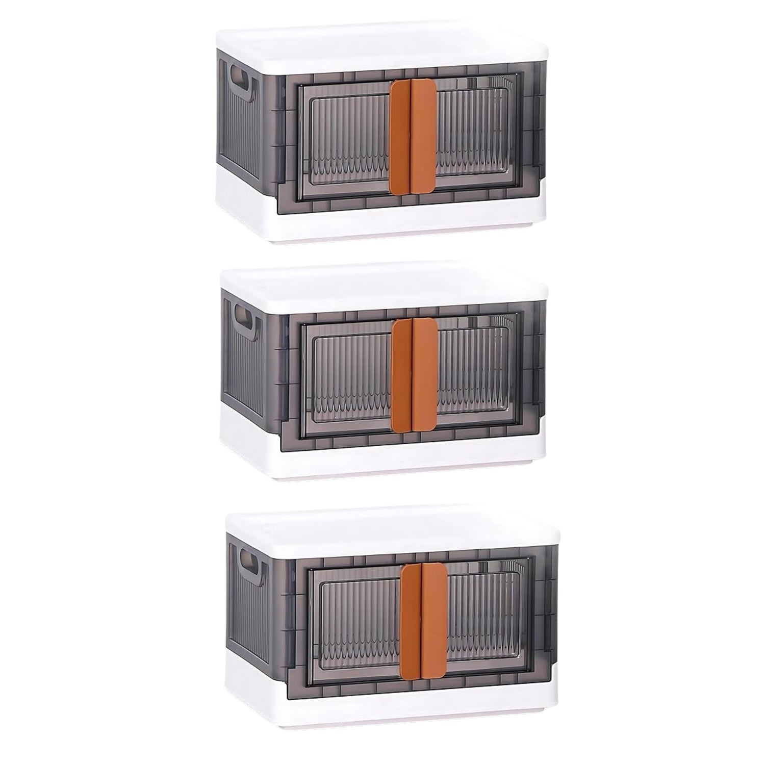 Plastic Folding Wardrobe Storage Organizer (3 Layer 1 Pc) - warehousetech13