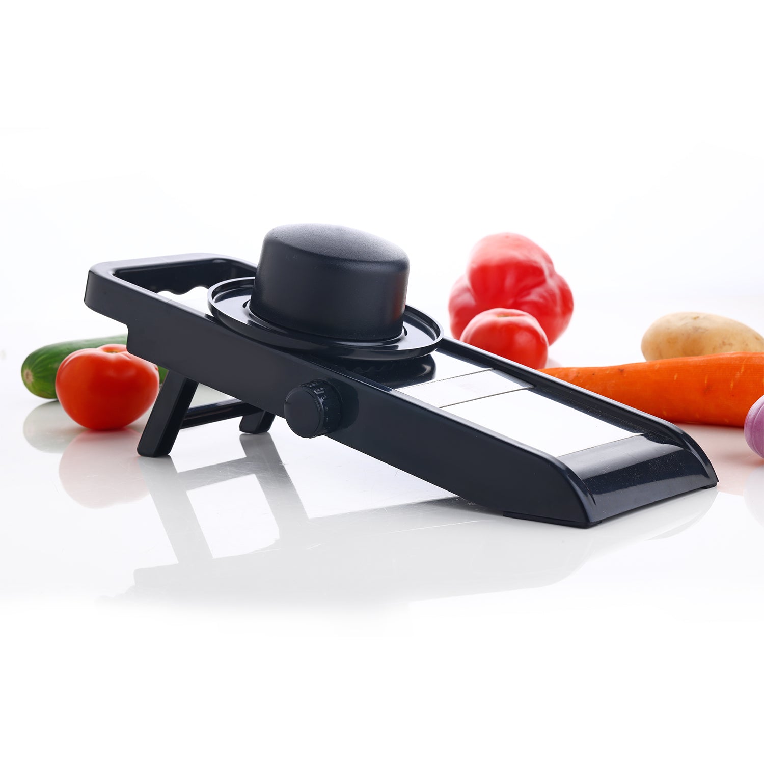 8121 Premium Multipurpose Potatoonion Slicer And Grater Potato Slicer For Chips Vegetable Slicer Machine Chips Cutter Potato Slicer For Chips Onion Slicer (Adjustable Slicer) - warehousetech13