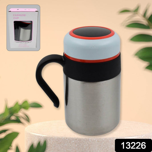 Stainless Steel Mug Bottle Vacuum Insulated Cup With Handle Small Cup (420 Ml) - warehousetech13