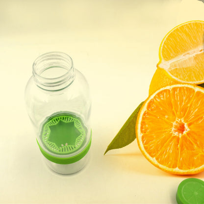 2417 Citrus Zinger Fruit Infuser Water Bottle Sports Duo Citrus Kid Zinger Juice Water Bottle - warehousetech13