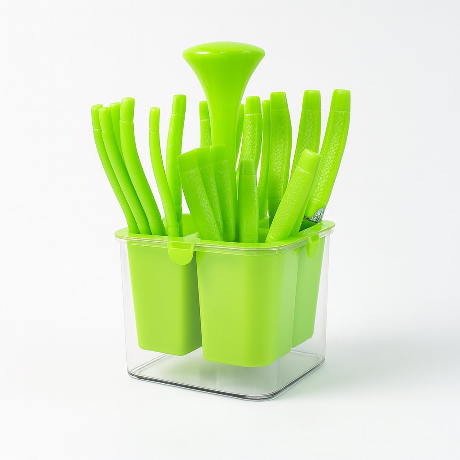 Supermom Premium Fancy Cutlery Set With Holder (24 Pc Set) - warehousetech13