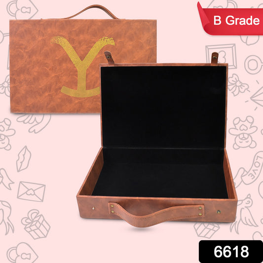 Multi Purpose Use Carrying Leather Case Briefcase (3020 Cm 1 Pc B Grade) - warehousetech13