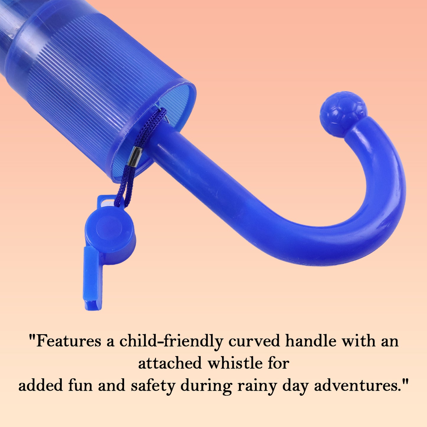 6247 Umbrella With Handle And Lightweight Safety Round Plastic Cap - warehousetech13