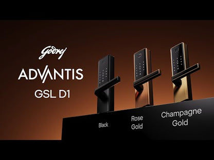 Godrej Smart Lock | 6 in 1 Main Door Digital Lock | VDP Compatible |for Home & Offices | Matte Black |3 Yrs Warranty | Made in India | Free Installation