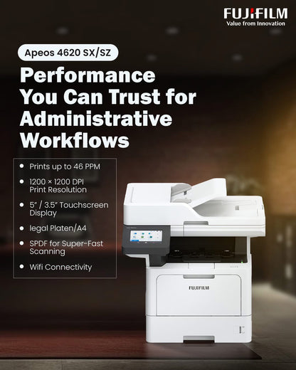 Fujifilm Apeos 4620 SZ / 4620 SX - A4 Monochrome Multifunction Printer