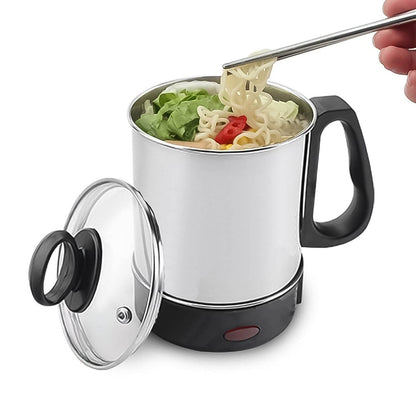 Soup Pot With Lid Stainless Steel Multi Cooker Kettle (800w 2.5 Ltr.) - warehousetech13