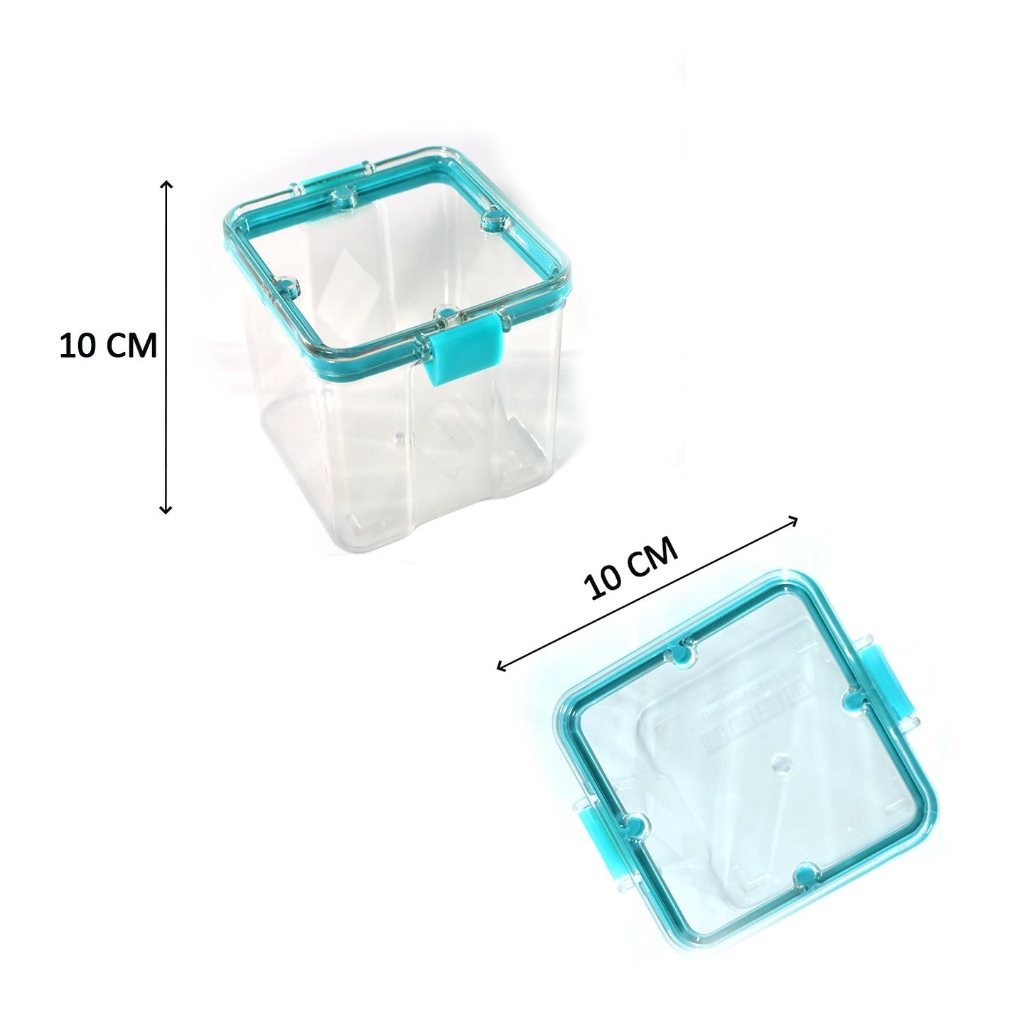 2763 4pc Square Container 700ml Used For Storing Types Of Food Stuffs And Items. - warehousetech13