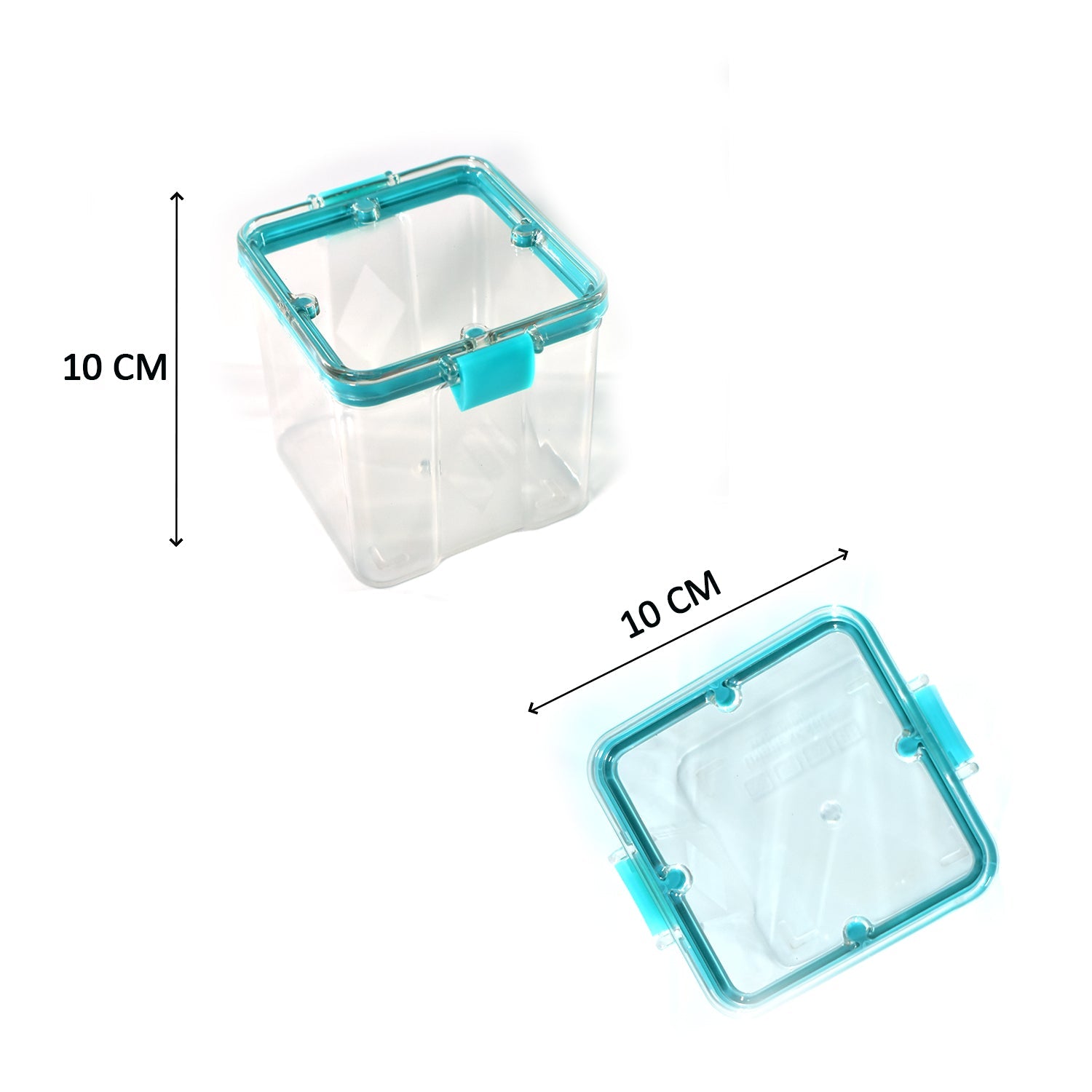 2763 4pc Square Container 700ml Used For Storing Types Of Food Stuffs And Items. - warehousetech13