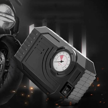 Tire Inflator Portable Air Compressor 12v Small Air Pump For Car Tires Bicycle Balloons Cars Bike Bicycles And Other Inflatables With Led Light (12v) - warehousetech13