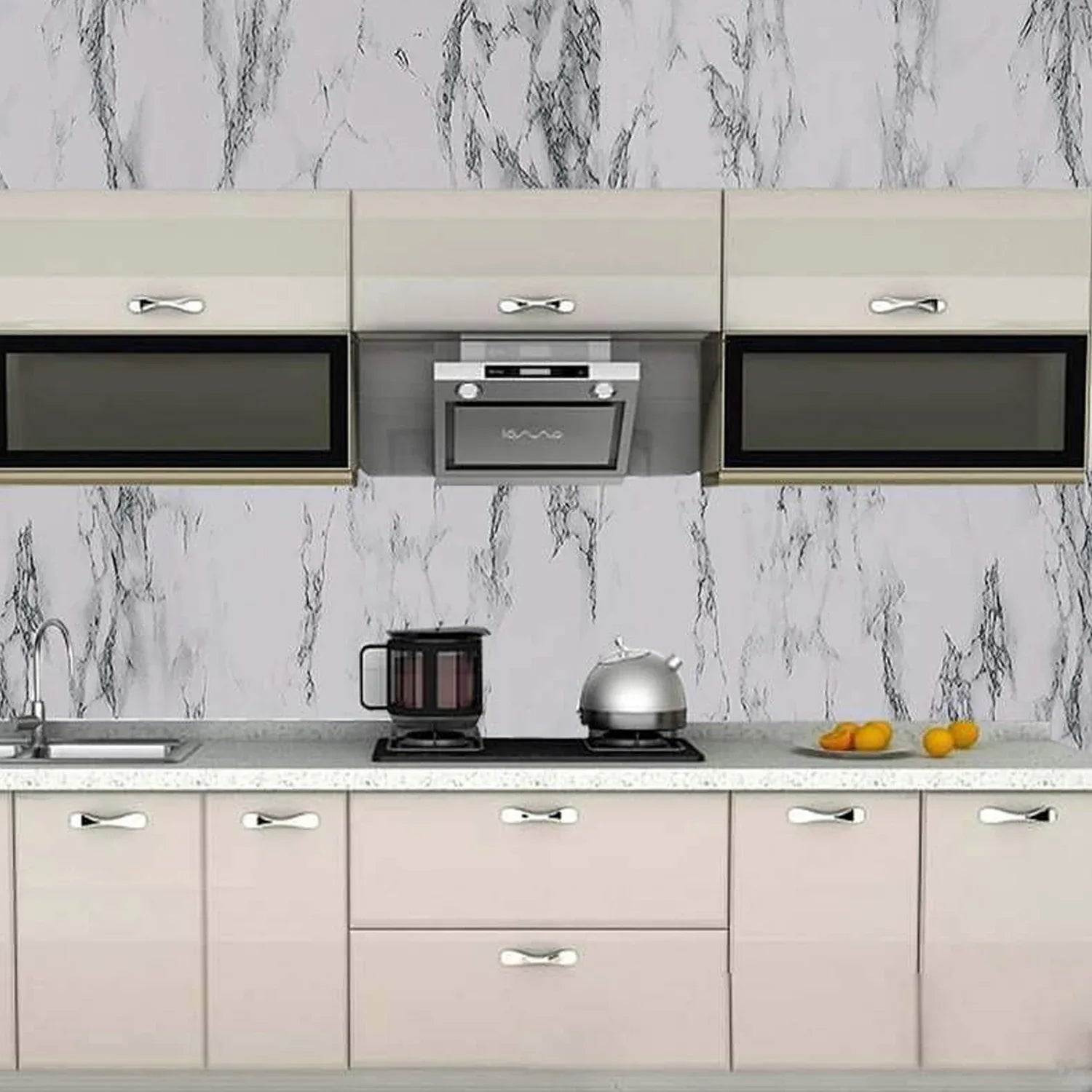 Adhesive Kitchen Wallpaper (2m X 60 Cm) - warehousetech13