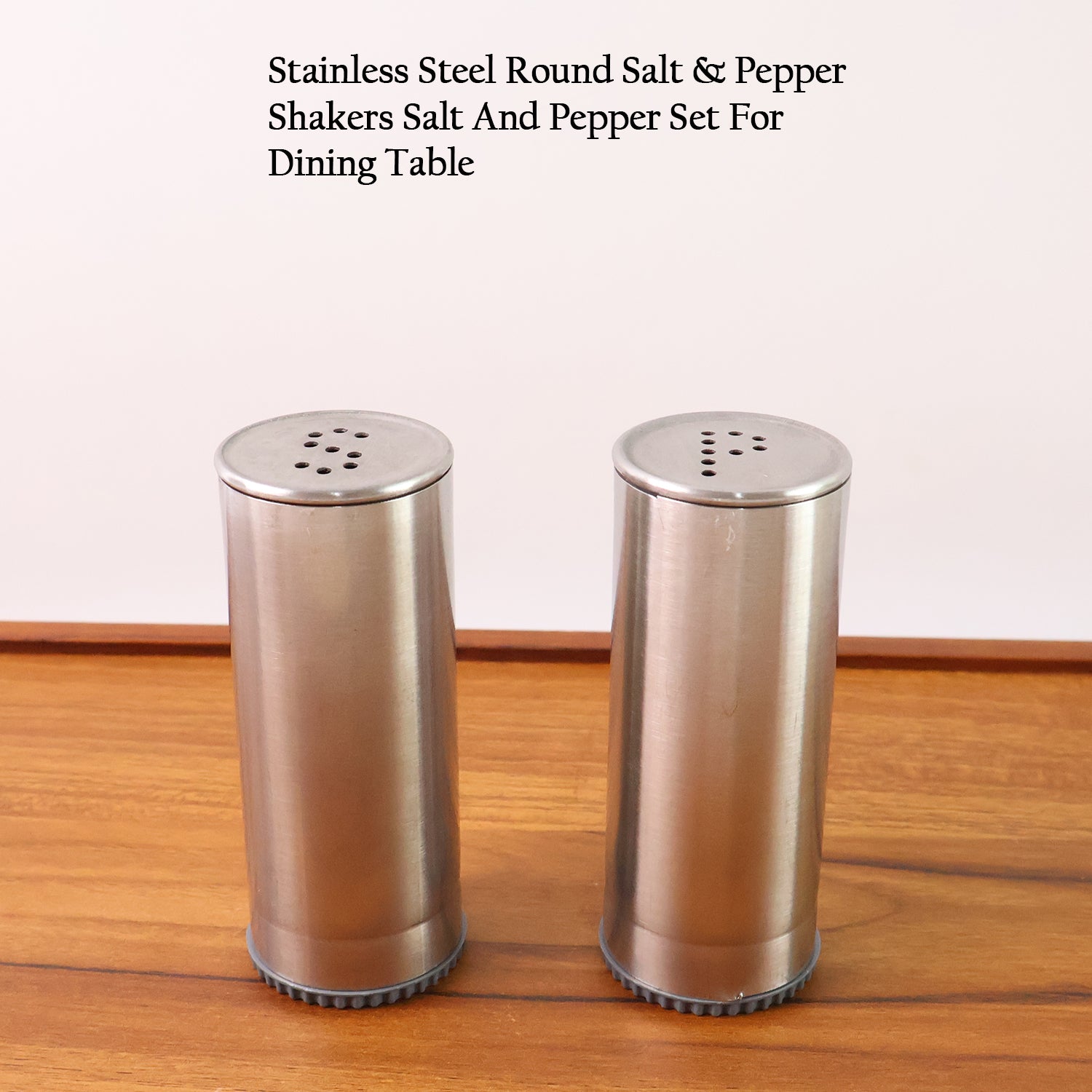 Stainless Steel Salt And Pepper Shaker Set (2 Pc) - warehousetech13