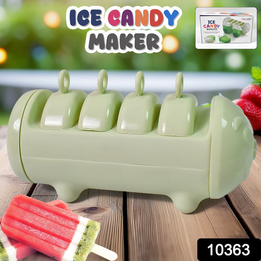 Plastic Ice Candy Maker 4 Compartment Grid Kulfi Candy (1 Pc) - warehousetech13