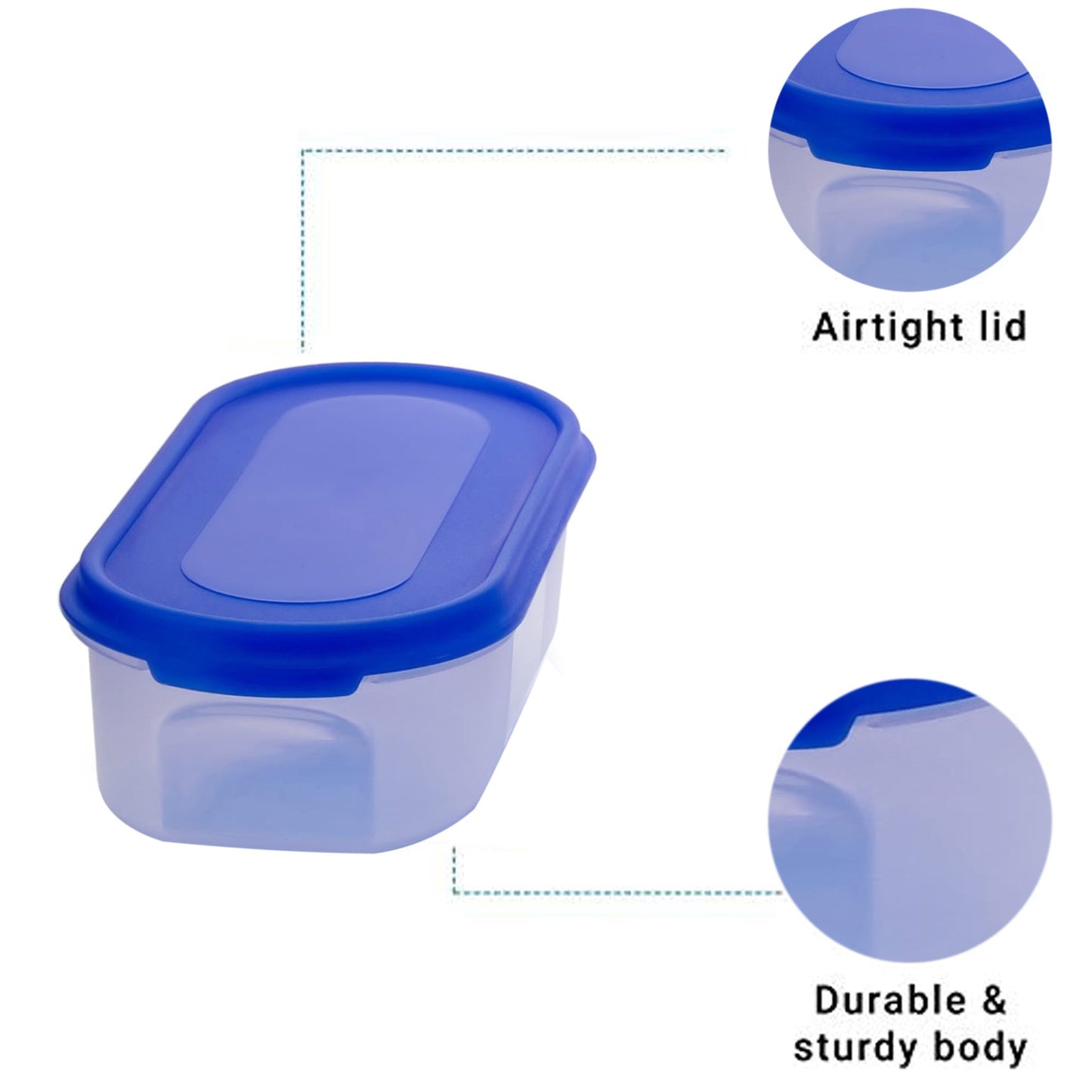 2332 Kitchen Storage Container For Multipurpose Use (500ml) - warehousetech13