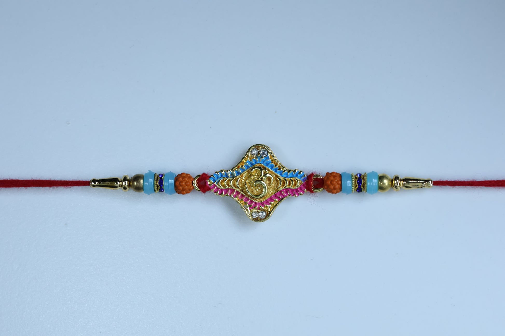 Traditional Om Design Rakhi - warehousetech13