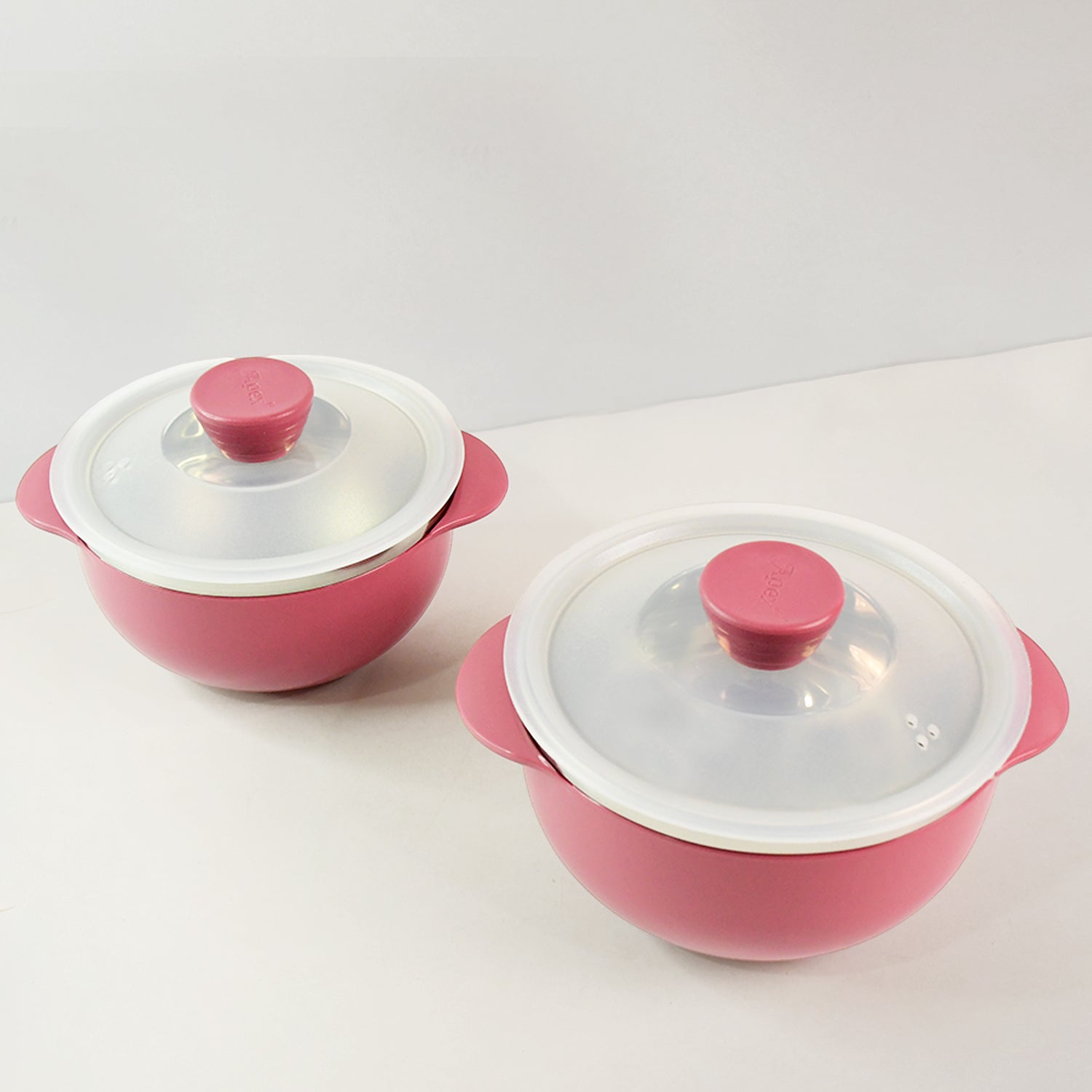 Apex Premium Plastic Serving Bowl Set With Lids (2 Pc) - warehousetech13