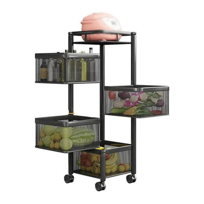 Metal High Qaulity Kitchen Trolley Kitchen Organizer Items And Kitchen Accessories - warehousetech13