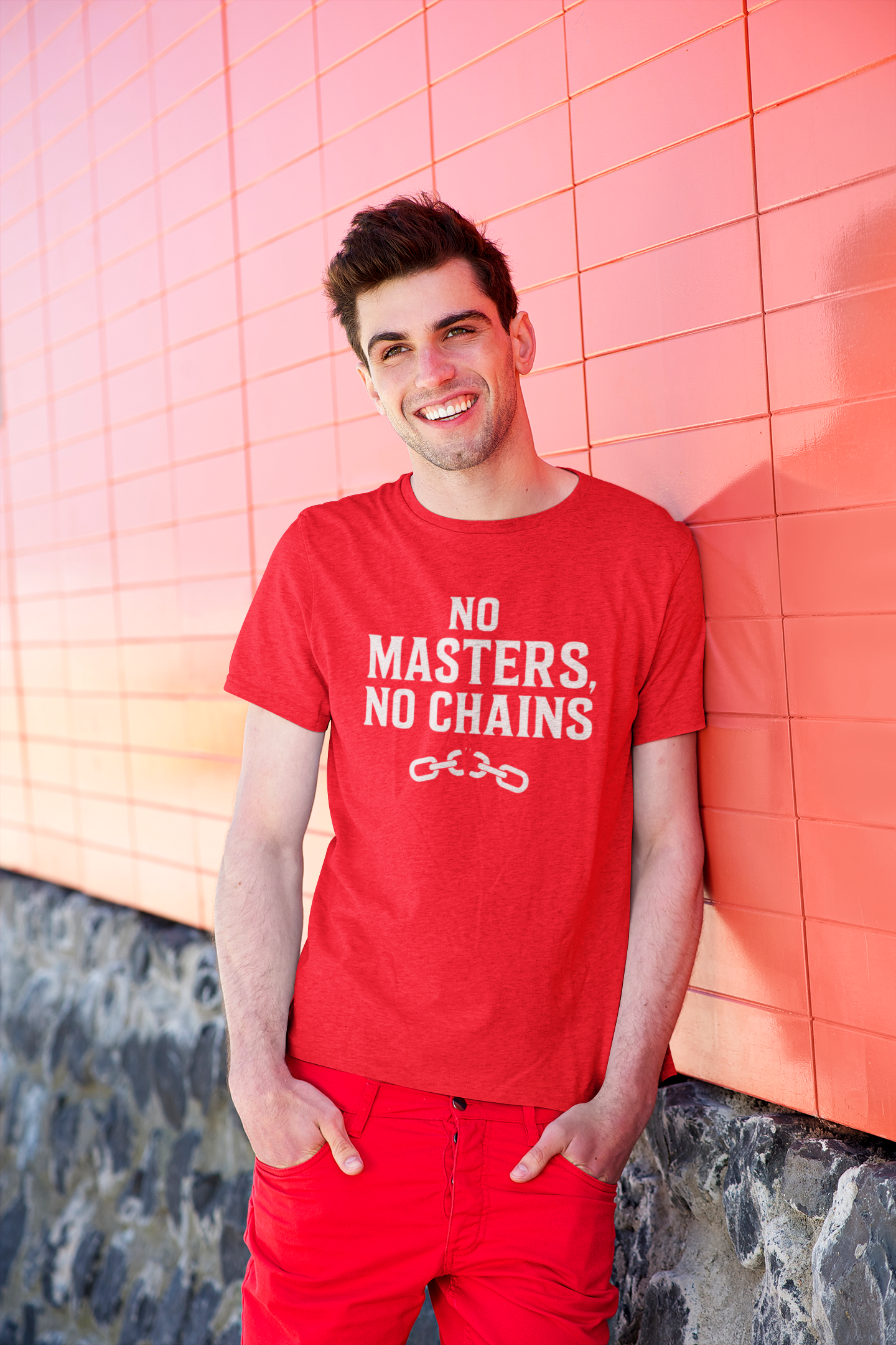 No Masters No Chains Freedom T‑Shirt