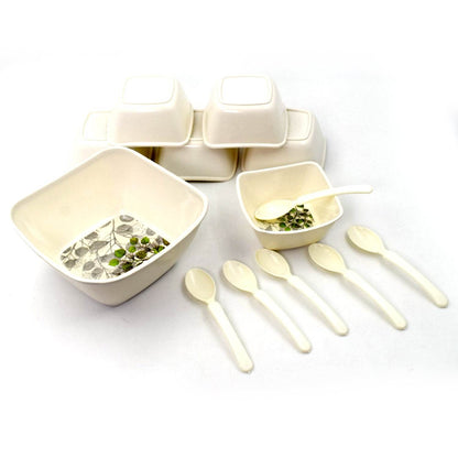 Pudding Set Used As A Cutlery Set (13 Pc) For Serving Food Purposes - warehousetech13