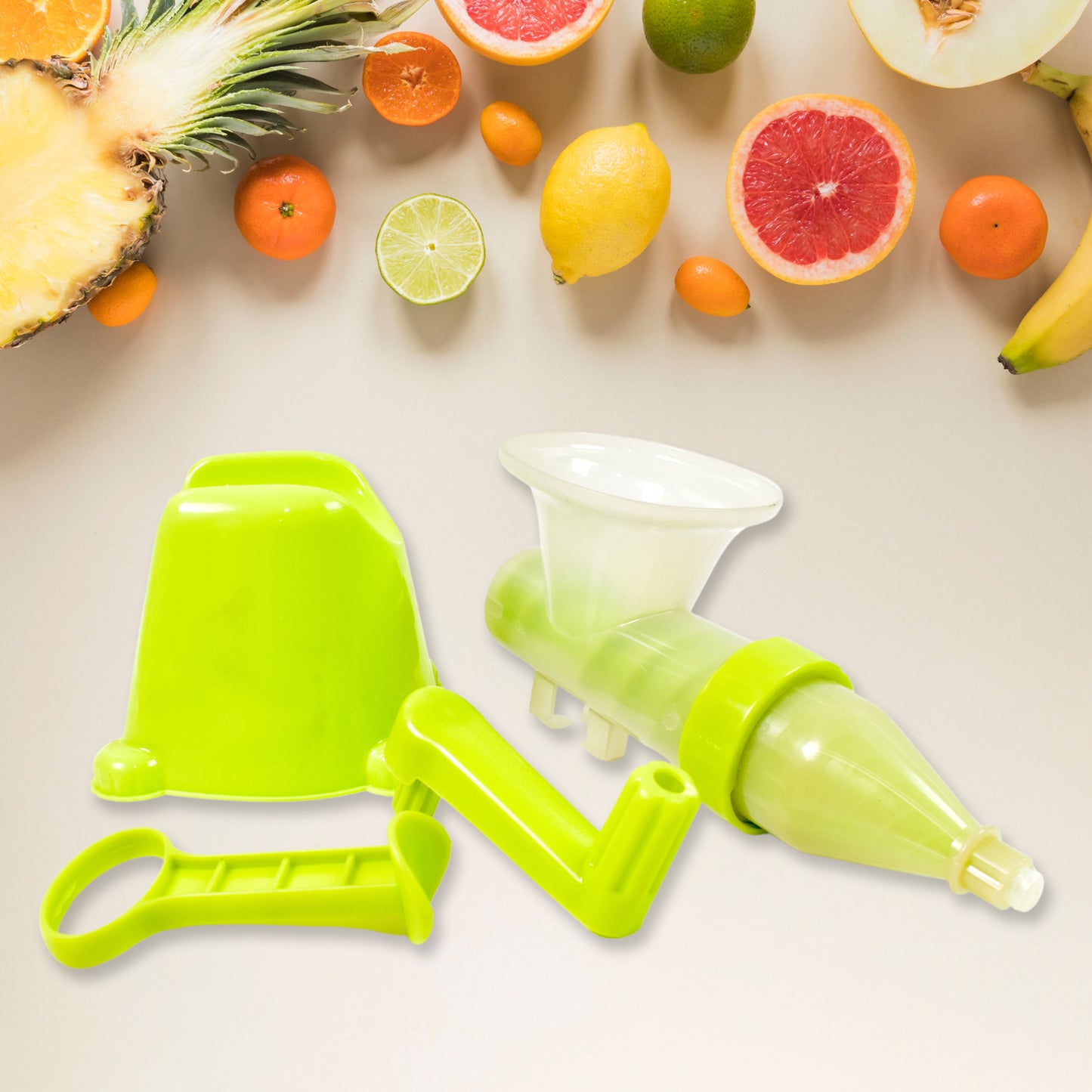 Manual Juicer Modern Plastic Fruit And Vegetable Juicer (1 Pc Bowl Not Included) - warehousetech13