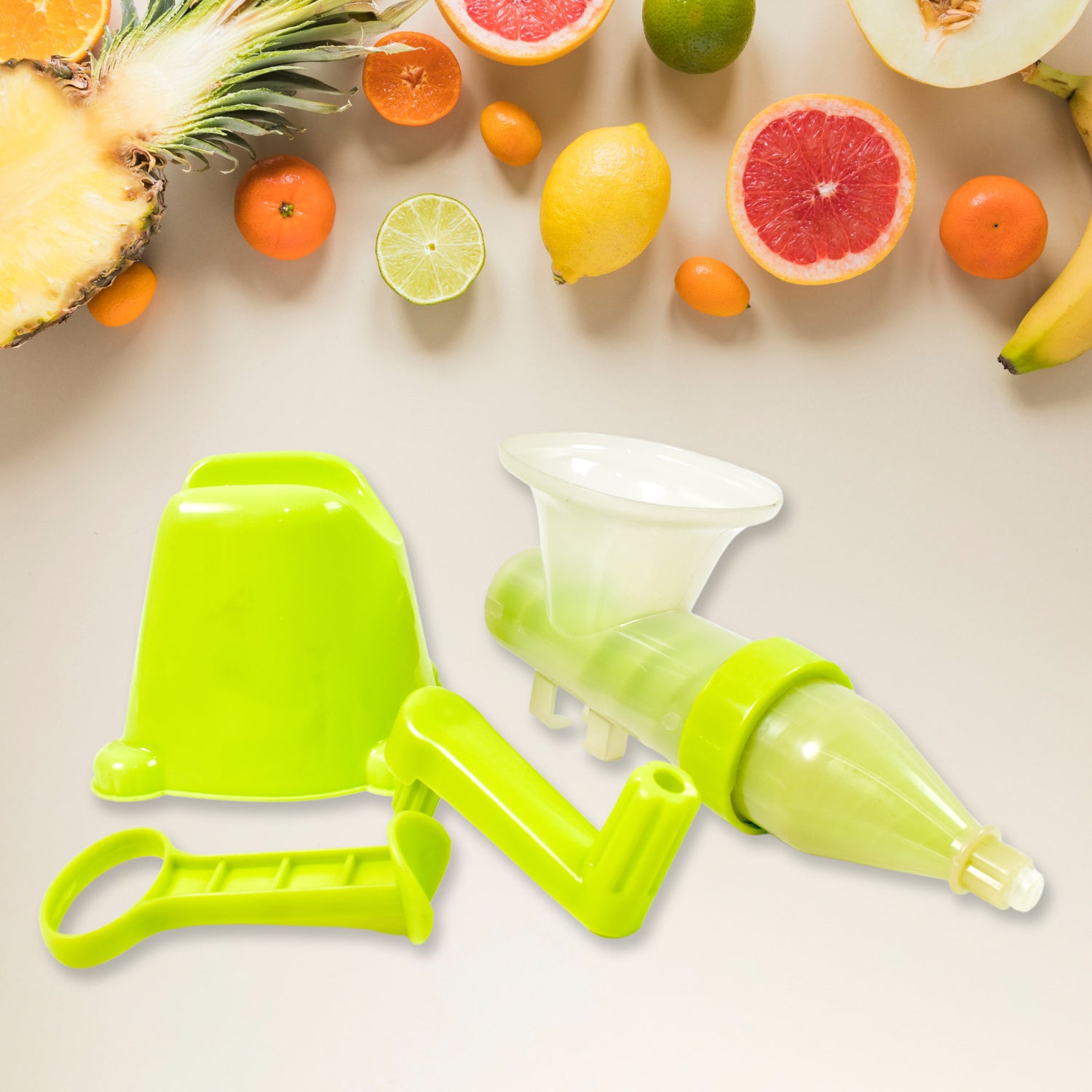 Manual Juicer Modern Plastic Fruit And Vegetable Juicer (1 Pc Bowl Not Included) - warehousetech13