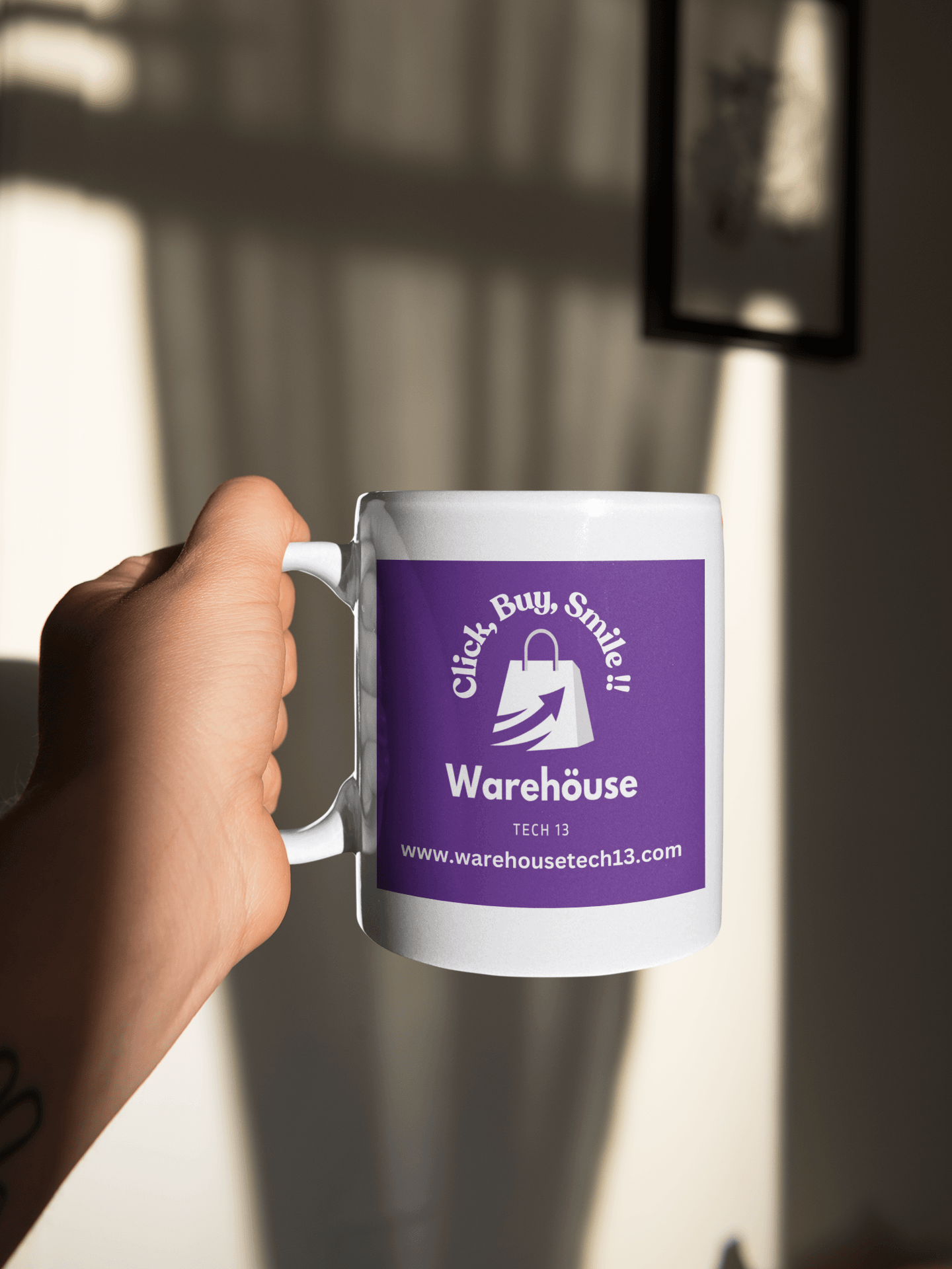 White Glossy Coffee Mug - warehousetech13