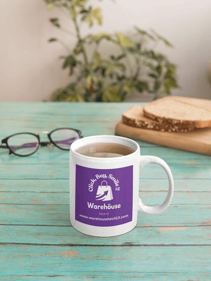 White Glossy Coffee Mug - warehousetech13