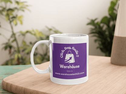 White Glossy Coffee Mug - warehousetech13