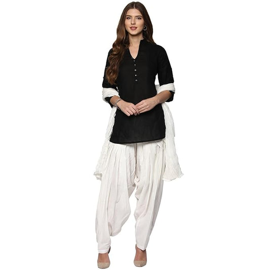 Designer Women Short Kurta Patiala Salwar With Dupatta - warehousetech13